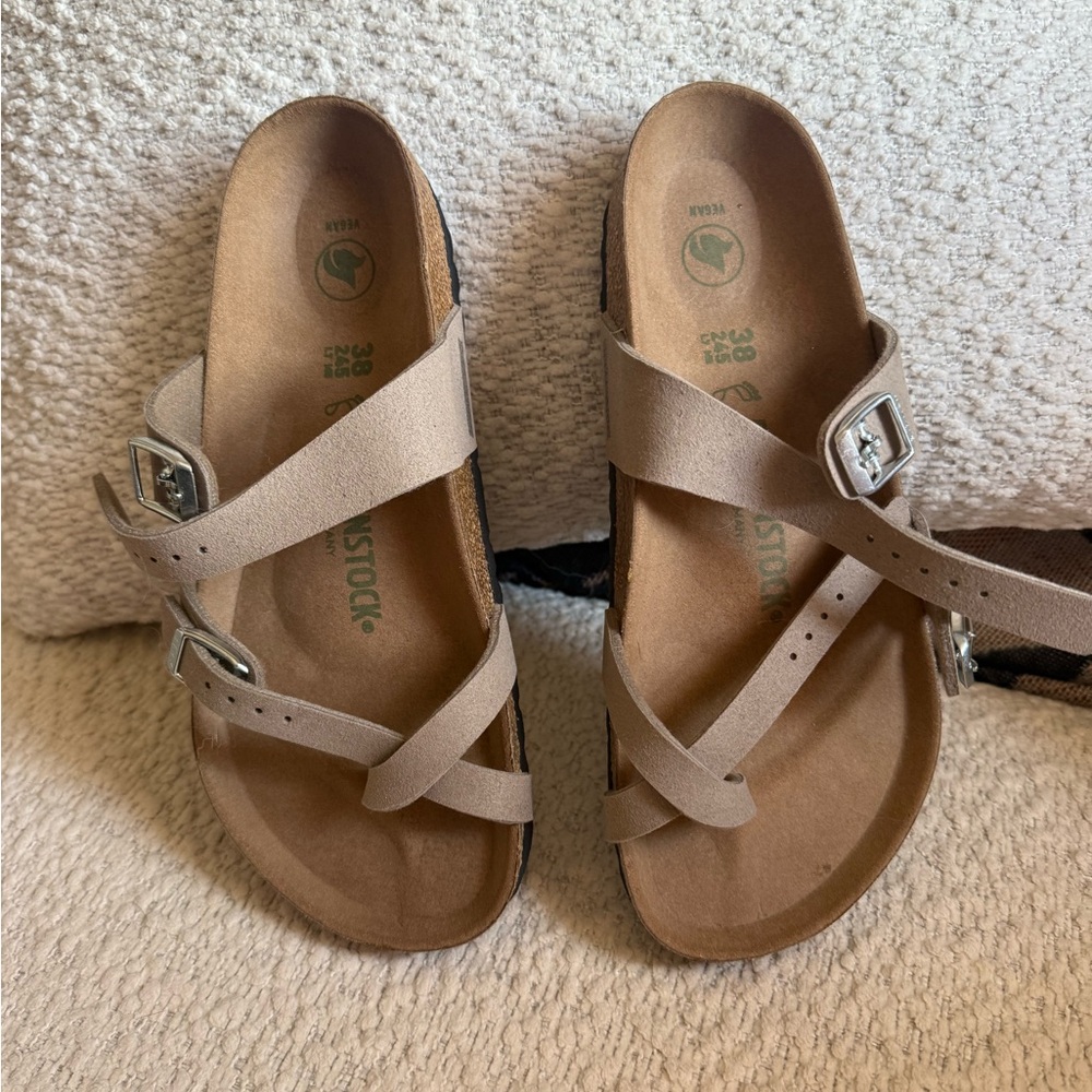 Birkenstock Tan Mayari Sandals - Never Worn